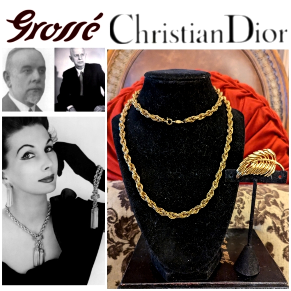 2PCS💥1964-1973💥GROSSS GERMANY GOLDEN ROPE TWIST